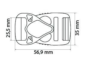 Klamry 25mm B kod 185