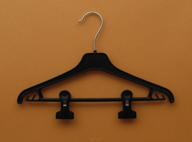 Wieszak 01-110-35E z poprzeczką i klipsami 35cm