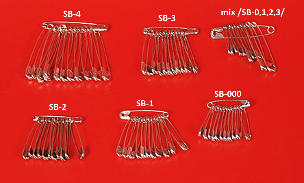 Agrafka MIX /SB-0,1,2,3/ nikiel