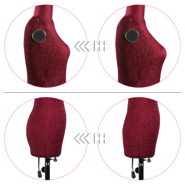 Manekin krawiecki regulowany, rozmiar 36-48