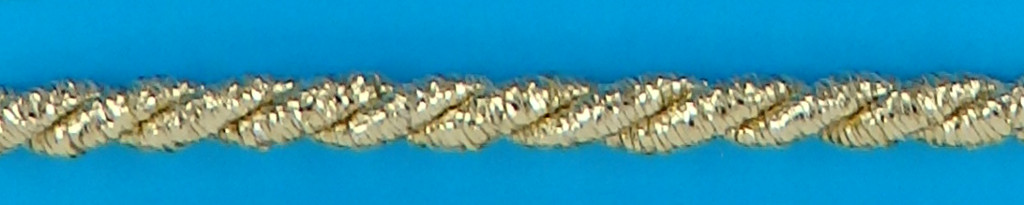 Sznurek skręcany 04mm metalizowany