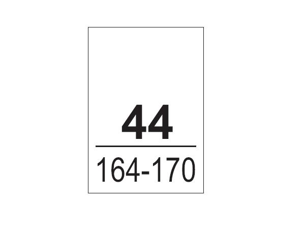 Wszywki koszulowe 44, 164-170