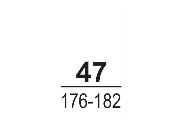 Wszywki koszulowe 47, 176-182