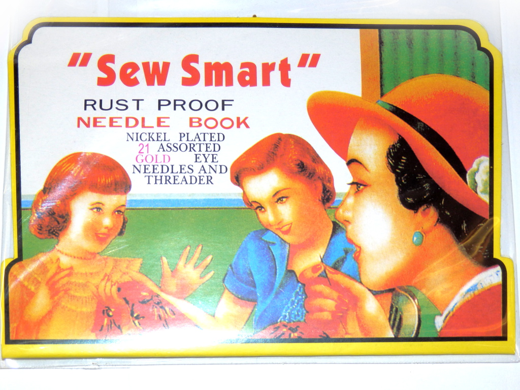 karnet igieł SEW SMART złocone