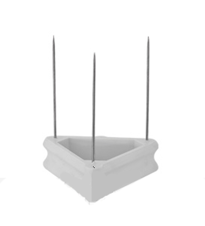 Trójkąt z igłami do mocowania tkanin 40mm