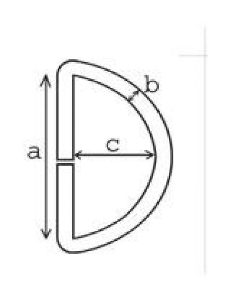 Półkole 10mm P10/13/2.2
