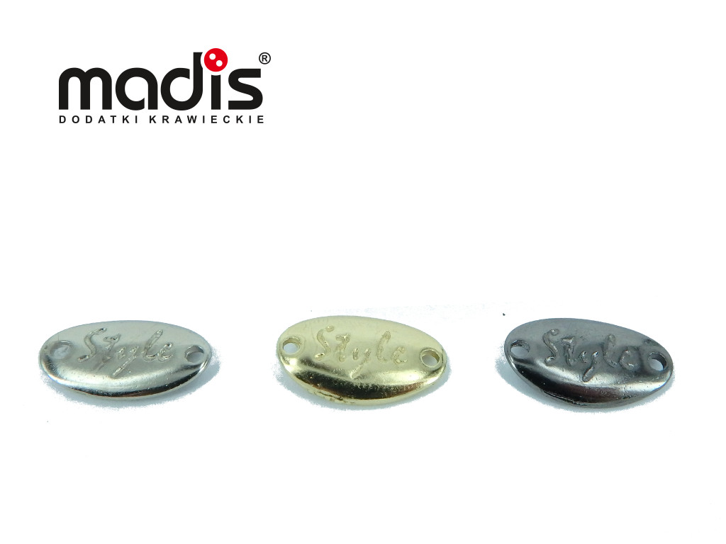 Ozdoba nierdzewna przyszywana STYLE