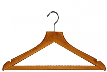 Wieszak drewniany uniwersalny 50-344 z nacięciami