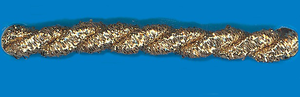 Sznurek skręcany 07mm metalizowany