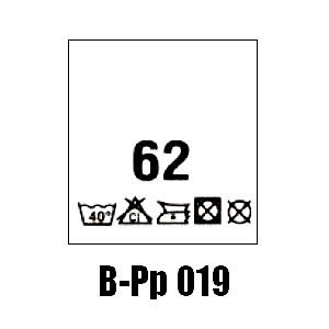 Wszywki przepis prania + rozmiar 62, 40°C