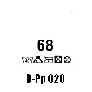 Wszywki przepis prania + rozmiar 68, 40°C