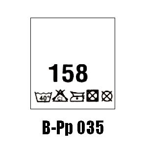 Wszywki przepis prania + rozmiar 158, 40°C