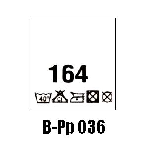 Wszywki przepis prania + rozmiar 164, 40°C
