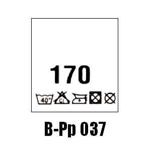 Wszywki przepis prania + rozmiar 170, 40°C