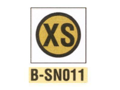 Naklejki rozmiarowe XS