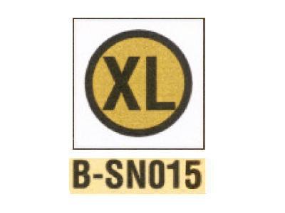 Naklejki rozmiarowe XL