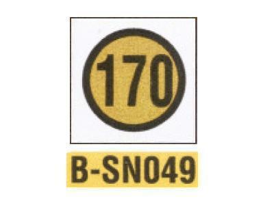 Naklejki rozmiarowe 170