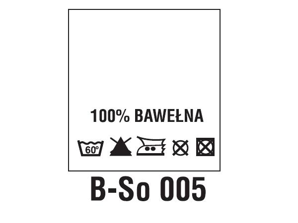 Wszywki surowcowo-ostrzegawcze 100% BAWEŁNA, 60°C