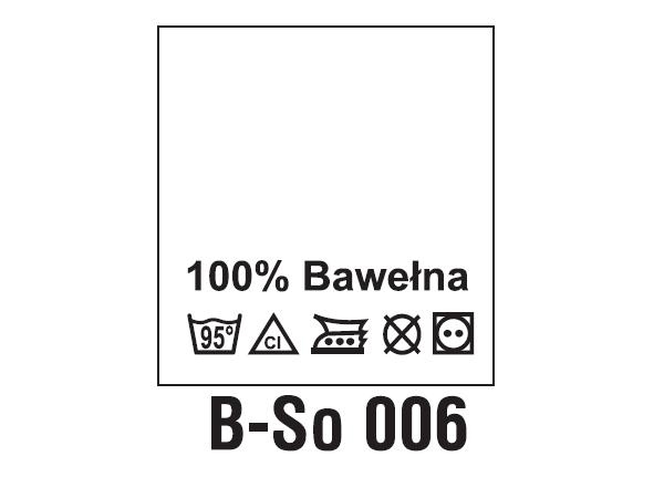 Wszywki surowcowo-ostrzegawcze 100% BAWEŁNA, 95°C