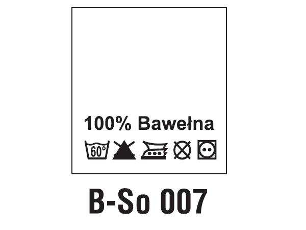 Wszywki surowcowo-ostrzegawcze 100% BAWEŁNA, 60°C