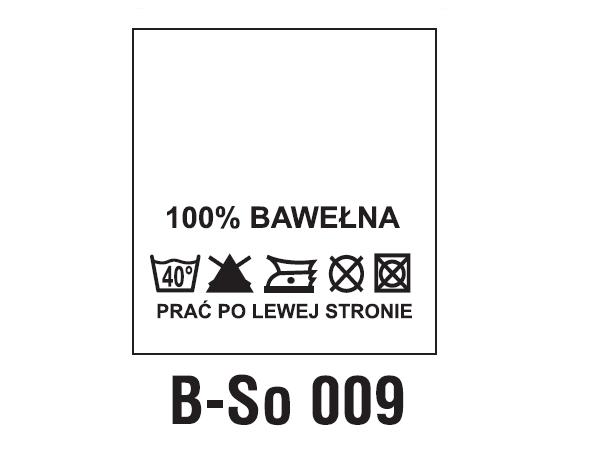 Wszywki surowcowo-ostrzegawcze 100% BAWEŁNA, 40°C