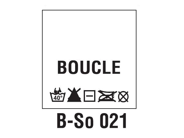 Wszywki surowcowo-ostrzegawcze 100% BOUCLE, 40°C
