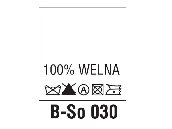 Wszywki surowcowo-ostrzegawcze 100% WELNA