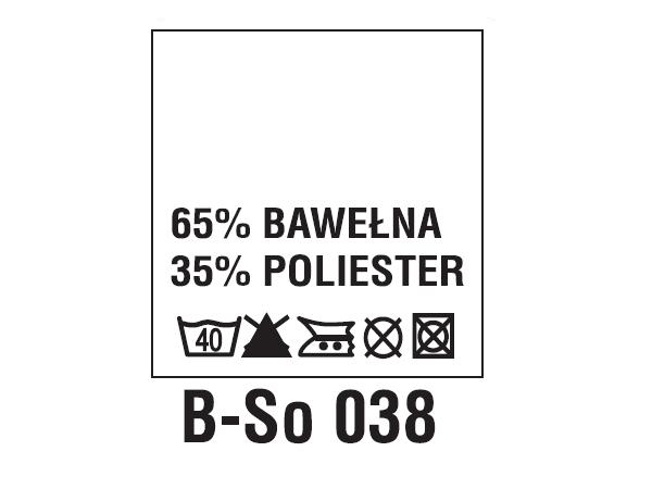 Wszywki surowcowo-ostrzegawcze 65% BAWEŁNA, 35% POLIESTER, 40°C