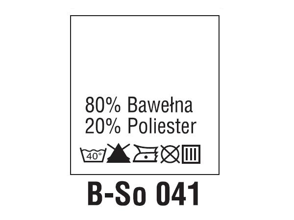 Wszywki surowcowo-ostrzegawcze 80% BAWEŁNA, 20% POLIESTER, 40°C