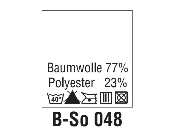 Wszywki surowcowo-ostrzegawcze 77% BAUMWOLLE, 23% POLYESTER, 40°C