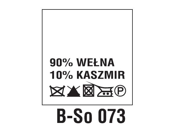 Wszywki surowcowo-ostrzegawcze 90% WEŁNA, 10% KASZMIR