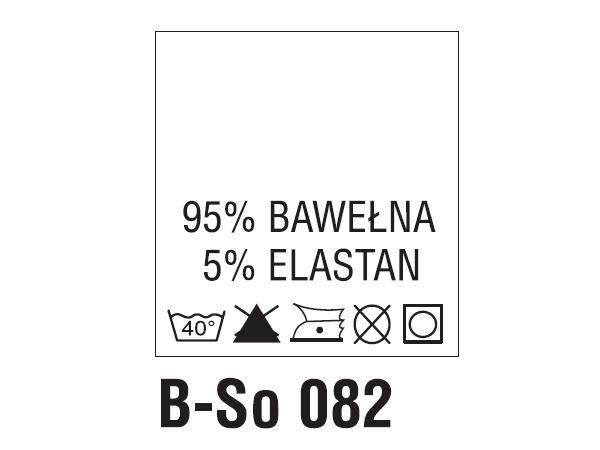Wszywki surowcowo-ostrzegawcze 95% BAWEŁNA, 5% ELASTAN, 40°C