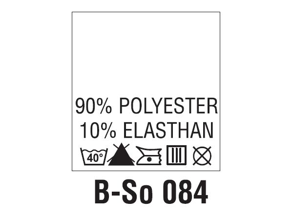 Wszywki surowcowo-ostrzegawcze 90% POLYESTER, 10% ELASTHAN, 40°C