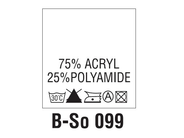 Wszywki surowcowo-ostrzegawcze 75% ACRYL, 25% POLYAMIDE, 30°C