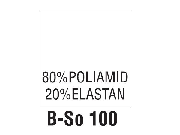 Wszywki surowcowo-ostrzegawcze 80% POLIAMID, 20% ELASTAN