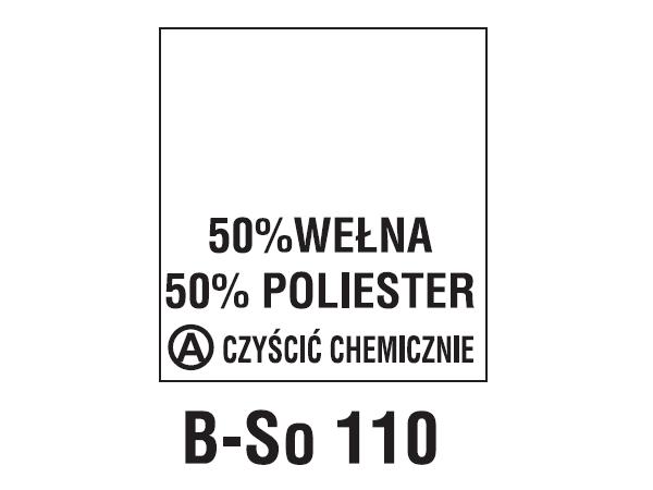 Wszywki surowcowo-ostrzegawcze 50% WEŁNA, 50% POLIESTER