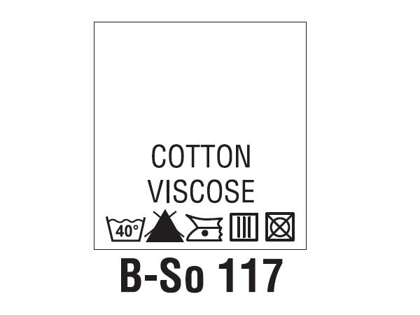 Wszywki surowcowo-ostrzegawcze COTTON, VISCOSE, 40°C