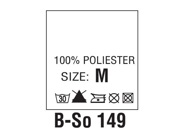 Wszywki surowcowo-ostrzegawcze + rozmiar 100% POLIESTER, M, 30°C