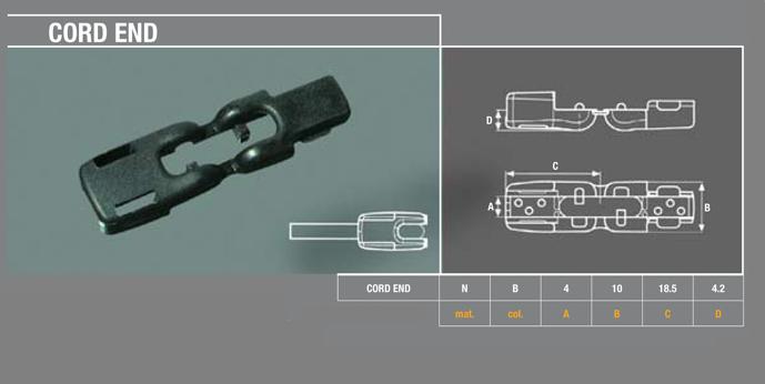 Końcówka do sznurka CORD END