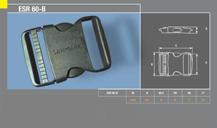 Klamry 60mm ESR 60-B