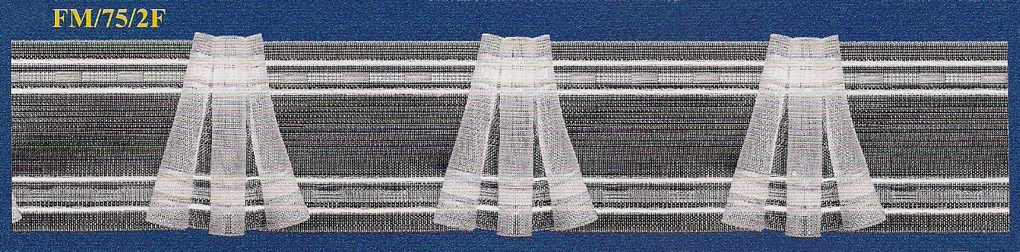 Taśma firanowa FM/75/2F