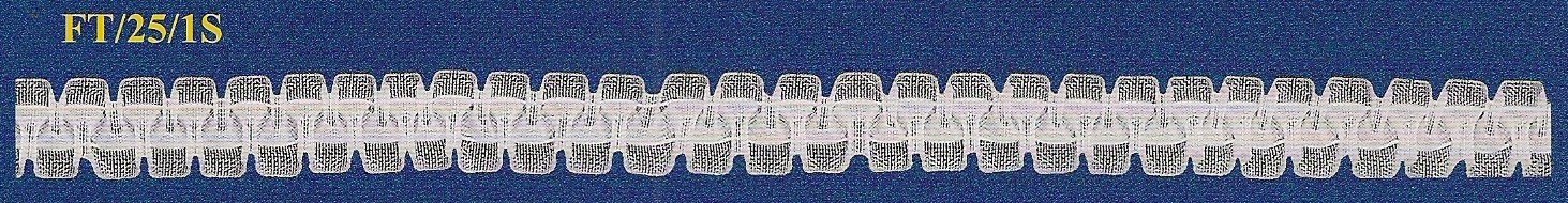 Taśma firanowa FT/25/1S