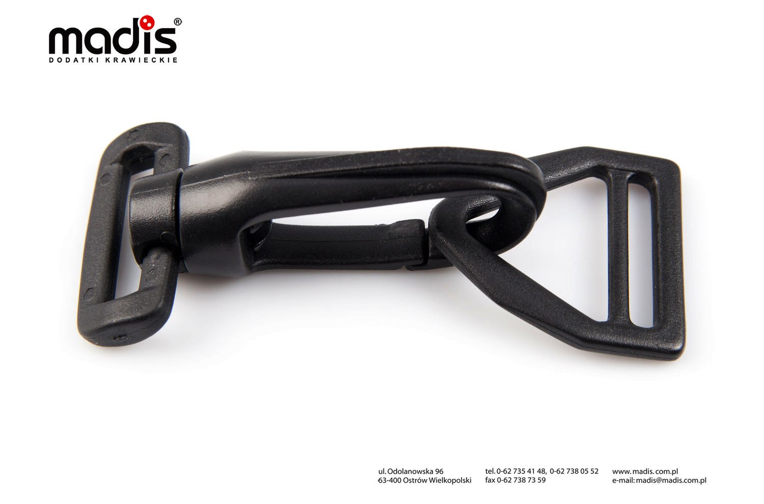 Karabińczyk 25mm obrotowy KO-25