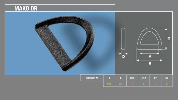 Półkole 20mm MAKO DR 20