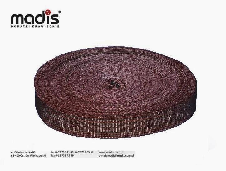 Pas tapicerski 5cm elastyczny 60%