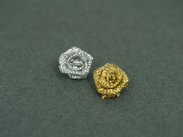 Różyczki metalizowane 1cm RM-01