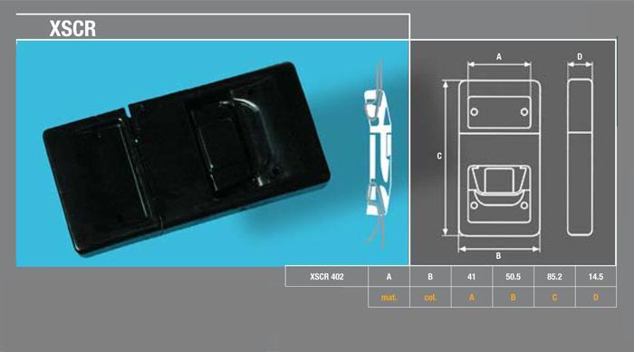 Klamry 41mm XSCR 402