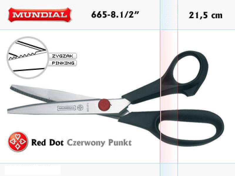 Nożyczki uniwersalne RED DOT MUNDIAL 665-8.1/2