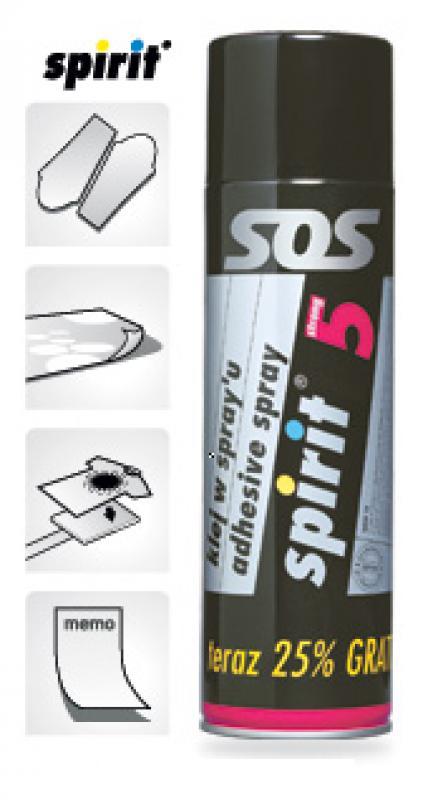 Klej tymczasowy strong - SPIRIT 5 STRONG - 500ml