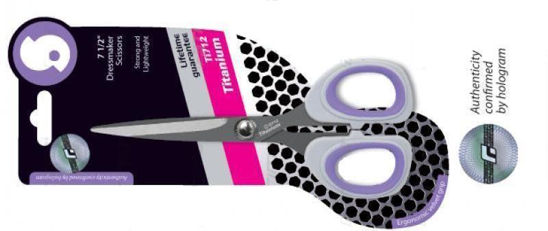 Nożyczki krawieckie 7 1/2 z tytanowanymi ostrzami TITANIUM Ti712